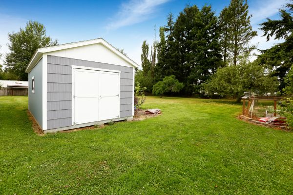 Storage Shed Assembly in Los Gatos