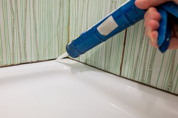 Bathroom Caulking Repair